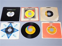 Lot of 6 Vintage 45 Records