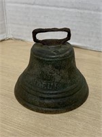 Vintage 1878 Brass Swiss Cow Bell - Saignel Egier