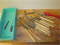 lathe knives in blue box