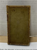 Small Antique Book - The Messiah, A Sacred Poem