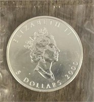 Canada Silver One Ounce Maple Leaf Coin