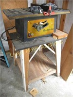 10" Table Saw With Wood Tool Stand