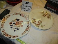 2pc Vintage Porcelain Serving Platters
