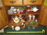 Contents of Cabinet! - Holiday Ware / Decor