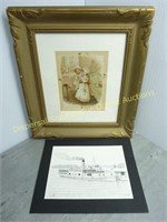 Framed Victorian Print & Print Segwun- R. Tatley