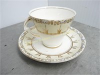 Soft Yellow Standard China Teacup & Saucer