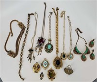 Victorian Jewelry Large Lot Of Jewelry