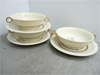 Haviland's Calliera Handled Soup Dishes