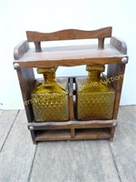 Bar Stand - Amber Decanters