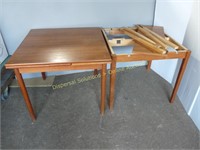 2-Danish Modern Table Bases, One Top & Parts