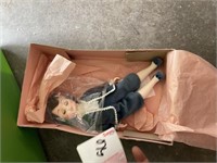 Blue Boy doll in box