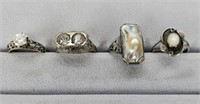 Antique Sterling Silver Women's Rings