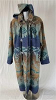 Vintage Woolrich Navajo Blanket Coat Size L