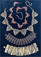 Midcentury Renoir, Matisse Copper Jewelry Group
