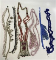 Group of Older Seed Bead Jewelry