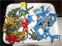 Tray of Plastic Soldiers