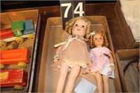 2 Shirley Temple Dolls 14" ~ 11"