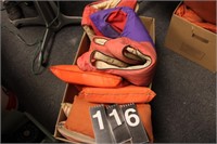 Box of Kid and Adult Life Jackets
