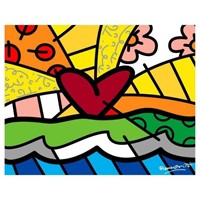 Romero Britto "Forever" Hand Signed Limited Editio