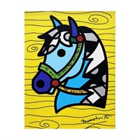 Romero Britto "Country Horse" Hand Signed Limited