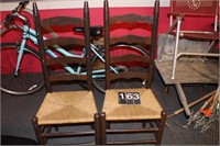 2 Ladder Back Chairs