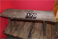 Primitive Log Bench 16" X 37"