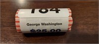 ROLL OF UNCIRCULATED GEORGE WASHINGTON $1.00 COINS