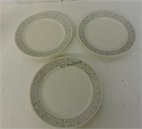 (3) Ivory China Plates