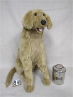 LARGE 30 IN. TALL STUFFED GOLDEN LAB: