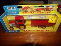 Matchbox King Size M.F. Tractor & Trailer