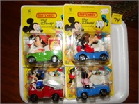 4-Matchbox Walt Disney cars