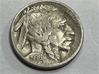 1936 d VF Grade Buffalo Nickel