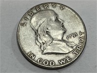1951 d Franklin Half Dollar
