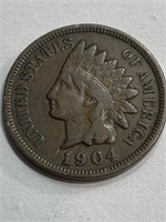 1904 Readable Liberty Indian Head Cent