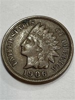1906 VF Grade Indian Head Cent