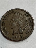 1907 VF Grade Indian Head Cent