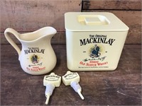 Mackinlay Whisky Ice Bucket, Jug & 2 Pourers