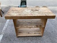 Handmade cooking table