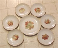 7 pc Bavarian Plate Set