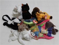 Lot of 10 Beanie Babies