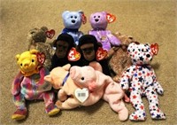 Lot of 10 Beanie Babies