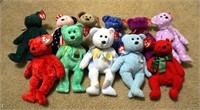 Lot of 11 Beanie Babies