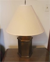 Brass Base Lamp - 28" tall