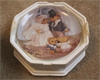 Franklin Mint "Just Married" Plate 8" round