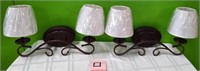 11 - PAIR OF LED WALL SCONCES (O)