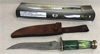 Hunting knife 12 inches with leather sheath