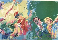 Leroy Neiman framed golf pro picture