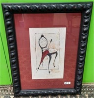 11 - FRAMED & SIGNED ART 30X22"