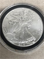2014 1oz, Fine Silver $1.00 dollar coin