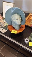 Woman Sculpture Blue